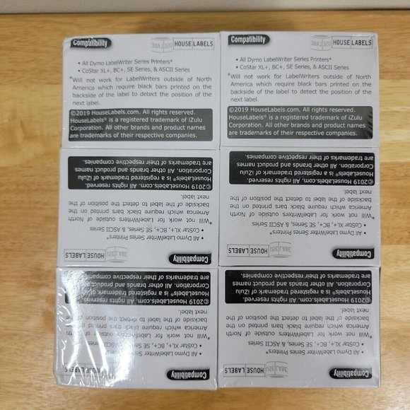 DYMO 30334 Replacement Multipurpose Label HL-30334 6 Rolls of 1000 2-1/4 - 1-1/4 - Picture 8 of 8